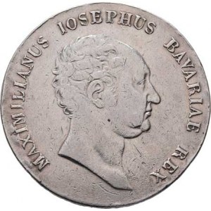 Bavorsko, Maximilian I. Josef, 1806 - 1825, Tolar korunní 1816, Mnichov, KM.358.1 (Ag868),