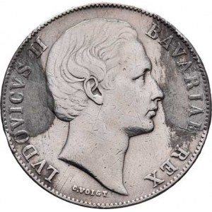 Bavorsko, Ludwig II., 1864 - 1886, Spolkový tolar 1871 - Madona, KM.489 (Ag900),