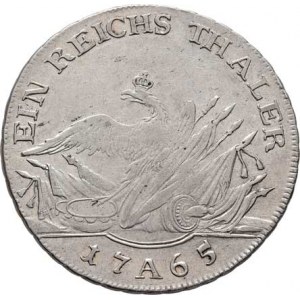 Prusko - král., Friedrich II., 1740 - 1786, Tolar 1765 A, Berlín, KM.306.1 (Ag750), 22.057g,