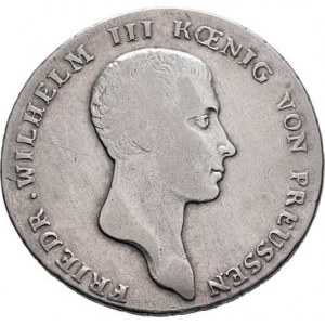 Prusko - král., Friedrich Wilhelm III.,1797 - 1840, Tolar 1816 A, Berlín, KM.387 (Ag750), 21.971g,