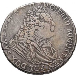 Sasko, Friedrich August II., 1733 - 1763, 2 Tolar konvenční 1740 FWoF, Drážďany, jako KM.889