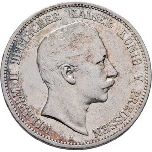 Prusko, Wilhelm II., 1888 - 1918, 5 Marka 1898 A, Berlín, KM.523 (Ag900), 27.619g,