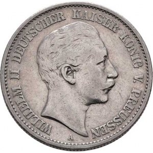 Prusko, Wilhelm II., 1888 - 1918, 2 Marka 1898 A, Berlín, KM.522 (Ag900), 10.971g,