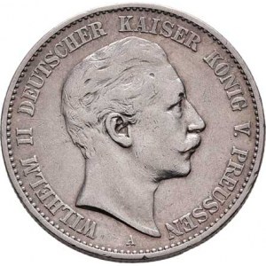 Prusko, Wilhelm II., 1888 - 1918, 2 Marka 1900 A, Berlín, KM.522 (Ag900), 11.018g,
