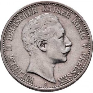 Prusko, Wilhelm II., 1888 - 1918, 2 Marka 1906 A, Berlín, KM.522 (Ag900), 11.098g,