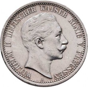 Prusko, Wilhelm II., 1888 - 1918, 2 Marka 1912 A, Berlín, KM.522 (Ag900), 11.104g,