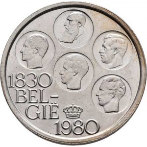 Belgie, Baudouin I., 1951 - 1991, 500 Frank 1980 - BELGIE - 150 let království,