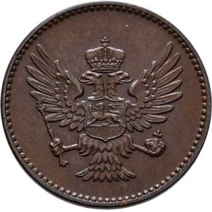 Černá Hora, Nikola I. jako kníže, 1860 - 1910, Para 1906, KM.1 (bronz), 1.676g, pěkná patina R!