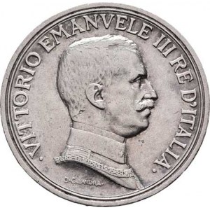 Itálie, Viktor Emanuel III., 1900 - 1946, 2 Lira 1916 R, Řím, KM.55 (Ag835), 9.931g, nep.hr.,