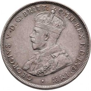 Britská západní Afrika, George V., 1910 - 1936, 2 Shillings 1913, Londýn, KM.13 (Ag925), 11.244g,