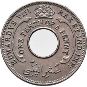 Britská západní Afrika, Edward VIII., 1936, 1/10 Penny 1936, Londýn, KM.14 (CuNi), 1.956g,