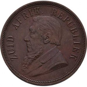 Jižní Afrika, republika, 1836 - 1910, Penny 1898, KM.2 (bronz), 9.452g, nep.hr., nep.rysky,