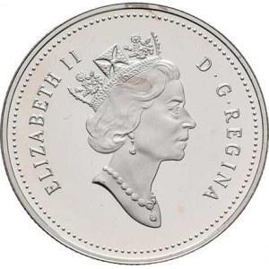 Kanada, Elizabeth II., 1952 -, 50 Cent 1995 - Grus americana (Jeřáb americký),