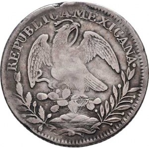 Mexiko, I.republika, 1833 - 1864, 8 Real 1838 Zs-OM, Zacatecas, KM.377.13 (Ag903),