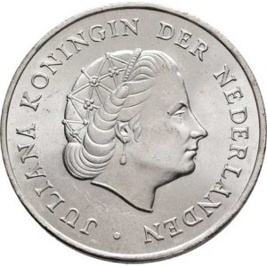 Nizozemské Antily, Juliana, 1948 - 1980, 2.5 Gulden 1964, Utrecht, KM.7 (Ag720), 25.022g,
