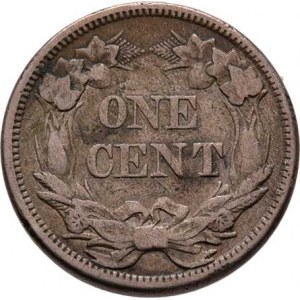 USA, Cent 1858 - Letící orel, KM.85 (CuNi), 4.569g,