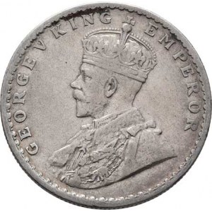 Indie, George V., 1910 - 1936, Rupie 1912, KM.524 (Ag917), 11.531g, nep.hr.,