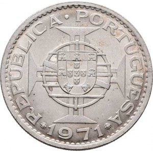Macao - portugalská kolonie, 5 Patacas 1971, KM.5a (Ag650), 9.813g, nep.hr.,