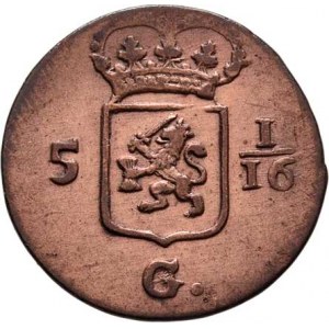 Nizozemská Indie, Louis Napoleon, 1806 - 1811, Duit = 1/16 Guldenu, 1808, KM.76 (měď), 2.992g
