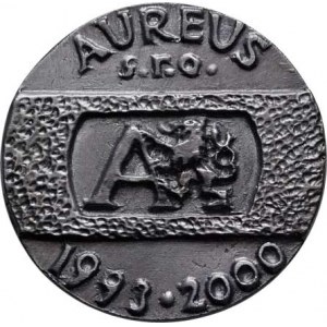 Dušek Tomáš Robert, 1930 -, Pardubice - firma AUREUS k mileniu 2000 - logo firmy,