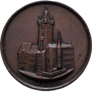 Praha, Lerch - AE medaile na sjezd něm.lékařů v Praze 1837 -