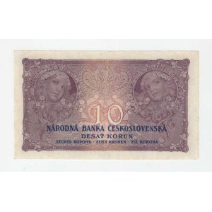 Československo - bankovky Národ. banky Československé, 10 Koruna 1927, sér. P008, BHK.22c, He.22a,