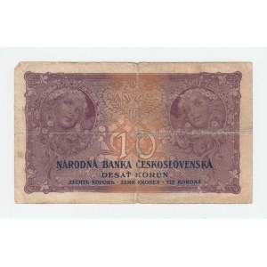 Československo - bankovky Národ. banky Československé, 10 Koruna 1927, série P032, BHK.22c, He.22a,