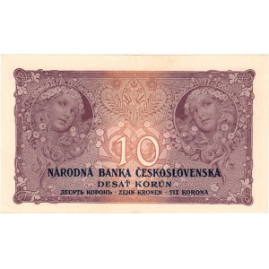 Československo - bankovky Národ. banky Československé, 10 Koruna 1927, sér. B031, BHK.22d, He.22b,