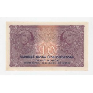 Československo - bankovky Národ. banky Československé, 10 Koruna 1927, sér. N205, BHK.22e, He.22b,