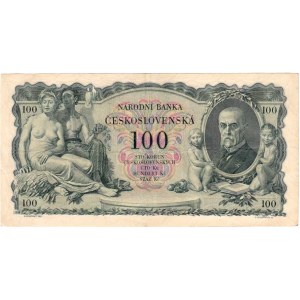 Československo - bankovky Národ. banky Československé, 100 Koruna 1931, série F, BHK.25a, He.25a, 