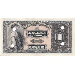 Československo - bankovky Národ. banky Československé, 1000 Koruna 1932, série C, BHK.26, He.26a.s4