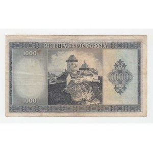 Československo - státovky londýnské emise, 1000 Koruna (1945), série BM, BHK.76, He.81a,