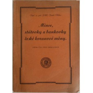 Knihy :, Vlčka F. : Mince, státovky a bankovky české korunové