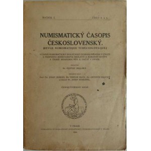 Numismatické časopisy a sborníky :, NSČS - Numismatický časopis I./3-4, Praha 1925,