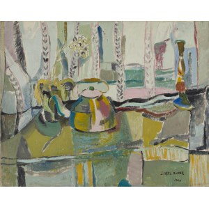 Judith Sobel, Still life with teapot, 1960