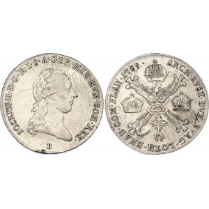 Austrian Netherlands 1/2 Kronentaler 1789 B