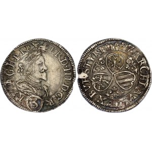 Austria 3 Kreuzer 1637