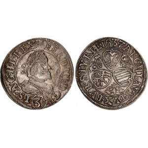 Austria 3 Kreuzer 1637