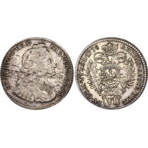 Austria 6 Kreuzer 1738