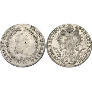 Austria 20 Kreuzer 1804 B