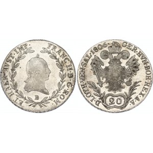 Austria 20 Kreuzer 1806 B