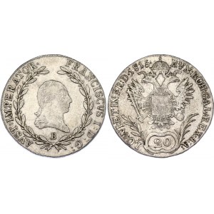 Austria 20 Kreuzer 1815 B