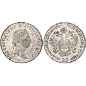 Austria 20 Kreuzer 1835 E