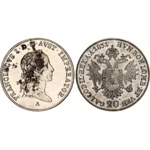 Austria 20 Kreuzer 1831 A