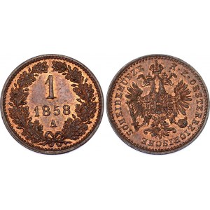 Austria 1 Kreuzer 1858 A