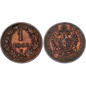 Austria 1 Kreuzer 1860 V