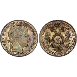 Austria 3 Kreuzer 1848 A