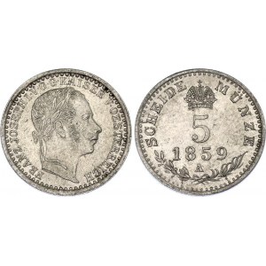 Austria 5 Kreuzer 1859 A
