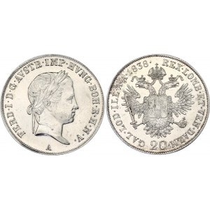 Austria 20 Kreuzer 1838 A