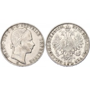 Austria 1 Florin 1858 M